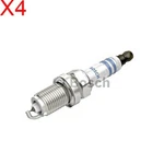 Bosch X4 Spark Plug Audi Chevrolet Daewoo Dodge Ford Honda 84-17 0242240654. Fixed Price $37.46.
