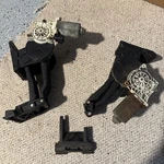 Two Amp Research Nerf Bar And Step Components 10-04283-10 With Motors. Fixed Price $320.00.
