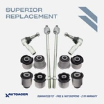 Autoacer 12P Front Suspension Bushes Tie Rod Ends Inner Outer For Lr Discovery 4. Fixed Price $145.00.
