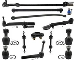 Moog Front Steering 14 Pcs Kit Tie Rod Ends Drag Link Ford F250 F350 4WD. Fixed Price $769.95.