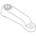 Steering Arm Fits John Deere 4055 Replaces A-R61152. Fixed Price $135.99.