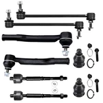 8X Front Tie Rods Ball Joints Sway Bars Kit For 2007 2008-2012 Nissan Versa. Fixed Price $49.48.