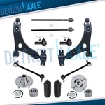 Front Lower Control Arms Wheel Hub Bearing Tierods Sway Bar 06-07 Ford Focus. Fixed Price $176.36.