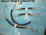 1980-1982 Corvette New Usa Sb Reproduction Power Steering Hose Kit With O-ring. Fixed Price $89.00.
