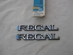 Nos Buick Regal 2-DOOR 1984 * 4-DOOR Gm Emblem SET/2. Fixed Price $75.00.