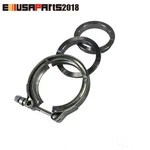 Emusa 2.5" Inch Turbo Exhaust Pipe Mild Steel 63MM V-band CLAMP&2 Flange New. Fixed Price $16.98.