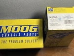 Brand New Box Lot Of 2 Moog K5108 Ball Joints, Chevy Car Part. Fixed Price $38.00.