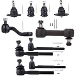 Pcs Front Ball Joints Tie Rods Pitman Idler Arm For 1975-1982 Chevrolet C10. Fixed Price $74.79.