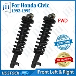 Front Pair Strut Coil Spring Set For 1994-2001 Acura Integra Honda Civic L4 Fwd. Fixed Price $88.24.