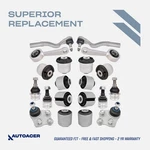 Autoacer -20P Front Control Arm Bushings Ball Joints Tie Rods Links For Mercedes. Fixed Price $260.00.