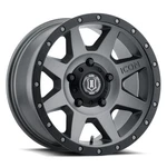 Icon Rebound 18X9 5X150 25MM Offset 6IN Bs 110.1MM Bore Titanium Wheel. Fixed Price $308.56.
