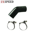 Emusa 45 Degree Black 4-PLY Silicone 2" To Hose COUPLER+2 Clamp. Fixed Price $16.99.