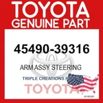 Genuine 4549039316 Toyota Arm Assy Steering Idler 45490-39316 Oem. Fixed Price $116.74.