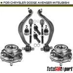10X Wheel Bearing Control Arm Ball Joint Kit For Chrysler Mitsubishi Dodge Front. Fixed Price $186.99.