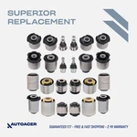 Autoacer -24P Front & Rear Control Arm Bushings Ball Joint Kit Land Rover LR3 /4. Fixed Price $399.00.