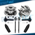 8PC 4WD Front Wheel Bearing Hubs Tie Rods For 2000 - 2003 Dodge Dakota Durango. Fixed Price $128.23.