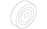 Genuine Hyundai Serpentine Idler Pulley 25286-3E001. Fixed Price $28.18.