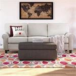 Serta Copenhagen 77" Round Arm Fabric Sofa With Storage Light Gray. Fixed Price $773.19.