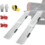Heavy Duty 75" Truck Ramps 1500 Lbs - 2 Pack For Mowers, Atvs, Motorcycles. Fixed Price $238.99.
