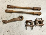 Original 1938? Ford Truck Pitman Arm 81W-3590 And Center Drag Links. Fixed Price $59.99.