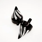 Hayabusa GSX1340R 21-26 Black Helix Cone Spike Handle Bar Ends Weights BE21HLXA3. Fixed Price $41.95.
