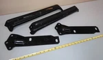 Nos 1958 Chevy Impala Belair Biscayne Inner & Outer Front Bumper Bracket Set. Fixed Price $235.00.