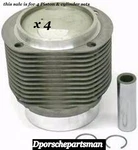 Porsche 356 / 912 Piston & Cylinder (1.6 , 82.5 Mm 9.3:1 ) 4 New. Fixed Price $3891.46.