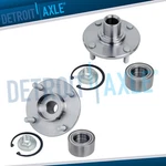 Pair Front Wheel Bearing Hub Assembly 2001-2010 2011 Ford Focus 4LUGS W/ Abs. Fixed Price $70.96.