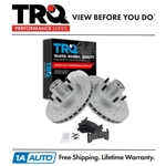 Trq Performance Brake Rotor Drilled Slotted Coated & Ceramic Pad Front Kit. Fixed Price $169.95.