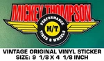 Mickey Thompson Performance Tires & Wheels-vintage Original Vinyl Decal Sticker. Fixed Price $9.40.