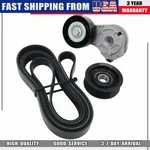 Drive Belt Tensioner Pulley Kit Ford Crown Victoria Lincoln Town Car 06-11. Fixed Price $60.69.