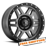 Icon Alloys 1417855557GM 17X8.5 Six Speed/gunmetal With Black Ring Wheel. Fixed Price $328.04.