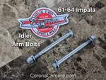 1961-1964 Impala Idler Arm Bolts Raw. Fixed Price $25.00.