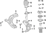 Genuine Mazda Lower Control Arm DGH9-34-350A. Fixed Price $140.52.
