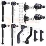 12PCS Front Ball Joint Idler Pitman Arm Tie Rod Fits 1993-00 Chevrolet Gmc C3500. Fixed Price $93.76.