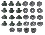 28-PC Set Of Molded Body Mounts For 1937 Plymouth Dodge Desoto Chrys. Fixed Price $397.88.