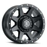Icon Alloys 1817858150SB Rebound 17X8.5 8X170 6MM 5IN 125MM Satin Black Wheel. Fixed Price $337.06.