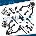 17PC Front Upper Control Arm Wheel Bearing Tierod For K1500 K2500 Suburban Tahoe. Fixed Price $306.58.
