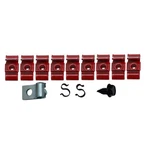Fuel Line Clip Clamp Bracket Kit 3/8" And 1/4 Return 1965-66 Chevrolet Impala. Fixed Price $44.00.