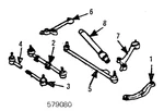 Genuine Mercedes-benz Idler Arm 123-463-32-10. Fixed Price $360.00.
