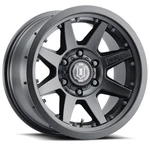 Icon Rebound Pro 17X8.5 6X5.5 25MM Offset 5.75" Bs 95.1MM Bore Satin Black Wheel. Fixed Price $333.40.