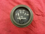 For Jeep CJ2A CJ3A CJ3B CJ5 Military Vehicle Oil Pressure Gauge 6V 12V 24V Nos. Fixed Price $40.00.