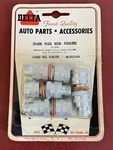 Vintage 14MM Spark Plug System Accessory Set Of 8 Service Station Display. Fixed Price $19.99.