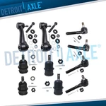 Pitman Arm Tierod Upper Lower Ball Joint Kit For Dodge B150 B250 Ram 1500 Van. Fixed Price $91.83.