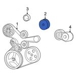 For Jeep Liberty 2002-2005 53013324AB Accessory Drive Belt Idler Pulley. Fixed Price $47.12.
