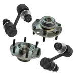 Detroit Axle Rear Wheel Hub And Bearing Sway Bar Link For Kia Sedona Hyun. Fixed Price $149.95.