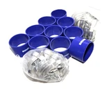 Emusa 10PC 4"ID Straight Silicone Hose Turbo/intake 4PLY Coupler Blue W/ss Clamp. Fixed Price $81.51.