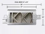 Flowsound 843051 Performance Muffler 3.00" Inlet Offset / Center 23" Length. Fixed Price $129.99.