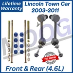 Moog Oem Front & Rear Sway Bars For 2003-2011 Lincoln Town Car, Lifetime Warran.. Fixed Price $113.99.