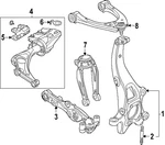 Genuine Mazda Upper Control Arm KJK3-34-200E. Fixed Price $248.68.